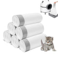 Thick Drawstring Litter Box Waste Bags for Self-Cleaning Boxes, 120 Pack