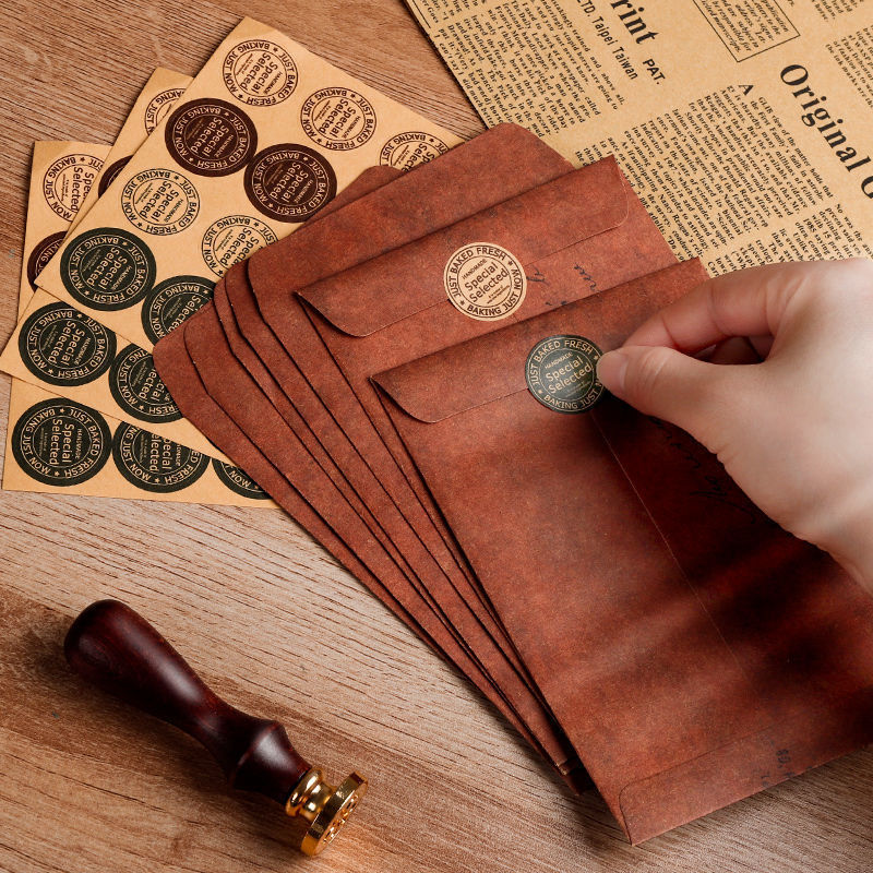 Vintage Kraft Paper Envelopes, with or without A5 Letter Paper