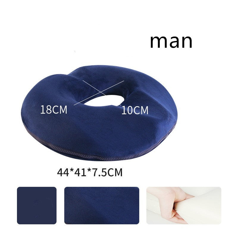 Memory Foam Seat Cushion with Washable Zip Cover, Men or Women
