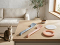 Pet Food Can Spoons and Lids with Square Scraper, 2 Sets