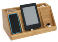 Bamboo Charging Station for Phones and Tablets