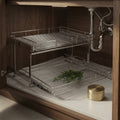 2-Tier Pull-Out Sliding Cabinet Organizer for Base Cabinets
