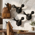 Heavy-Duty Rubber-Coated Magnetic Hooks, 4-Pack