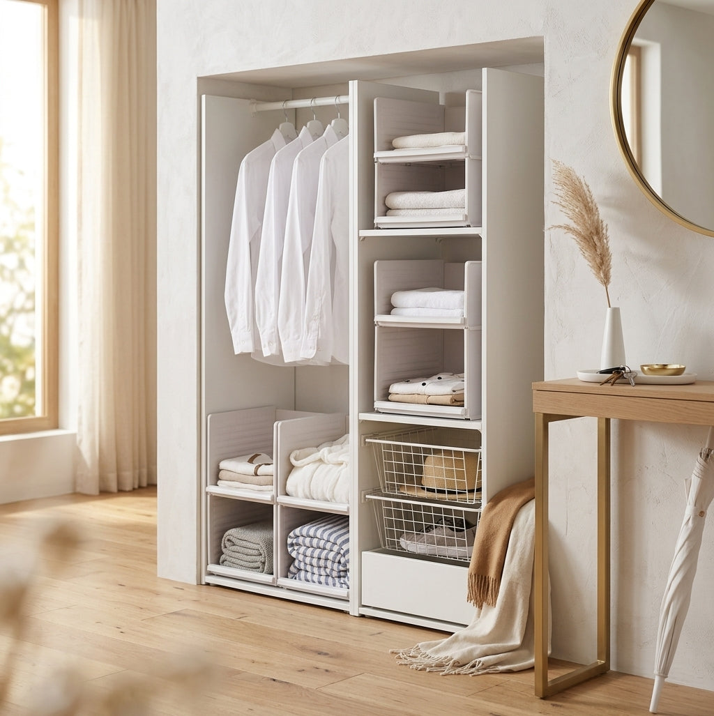 Stackable Drawer-Style PP Storage Box for Clothes and Linens