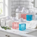 Clear Laundry Powder Containers with Handles and Lids, 61 oz, 6 Pack