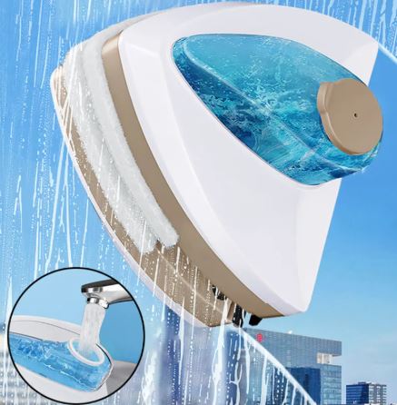 Double-Sided Magnetic Window Cleaner for Multiple Glass Thicknesses