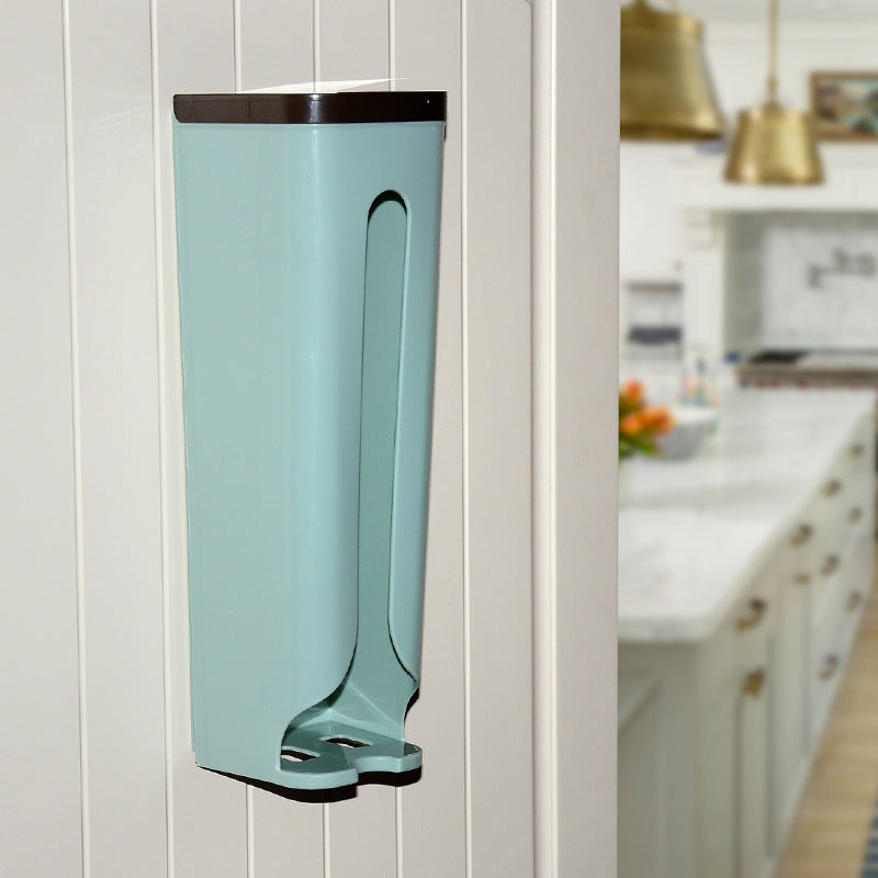 Space-Saving Kitchen Grocery Bag Holder & Dispenser, Wall-Mounted
