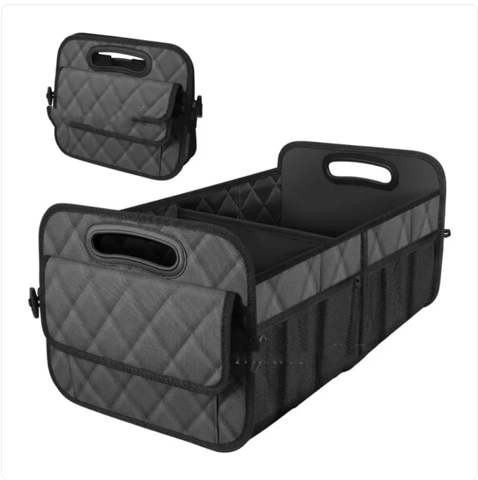 Foldable Car Trunk Storage Box with Handle, 58 x 35 x 30 cm