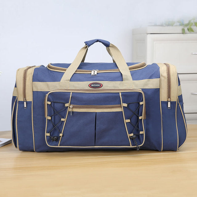 Large Waterproof Gym Duffel Bag, 20–35L Oxford Cloth