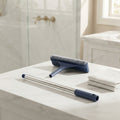 Telescoping High Window Cleaning Brush and Glass Wiper