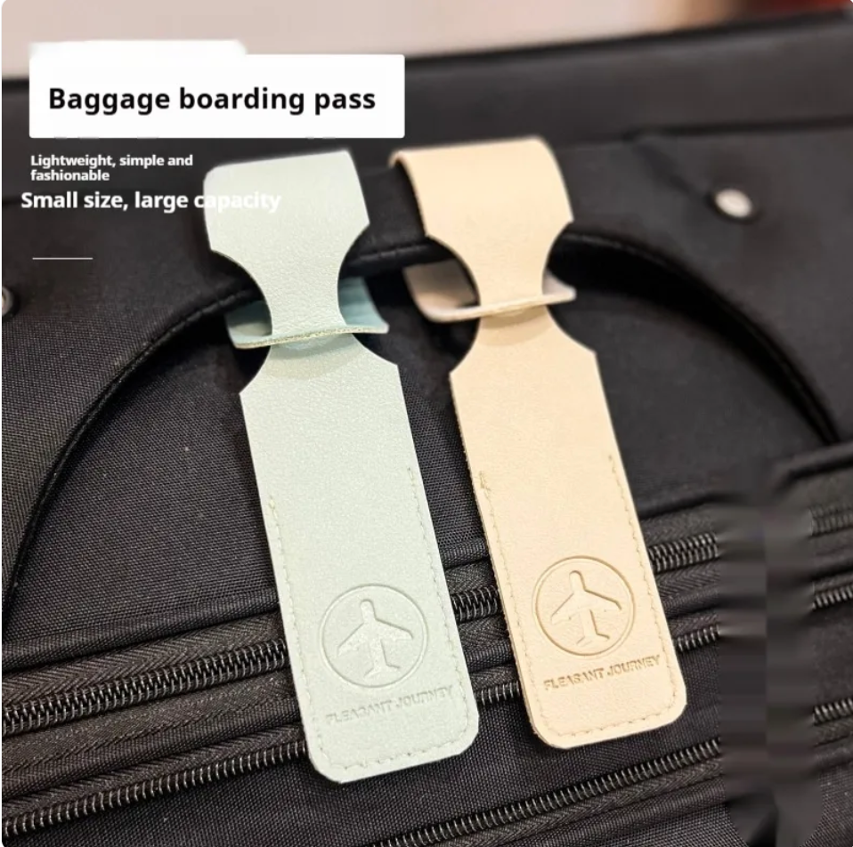 Ultra-Light Luggage Tag with Privacy Cover, Embossed or Blank