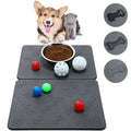 Diatomaceous Earth Stone Pet Feeding Mats, 12 x 16 in, Set of 2