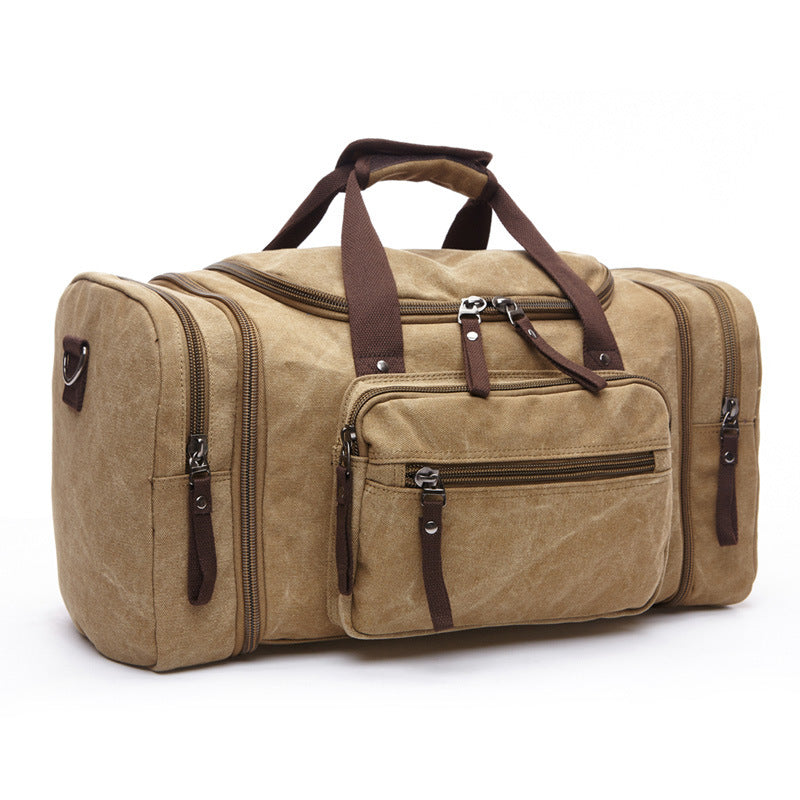 Expandable Canvas Travel Duffel Bag, 36 to 55L