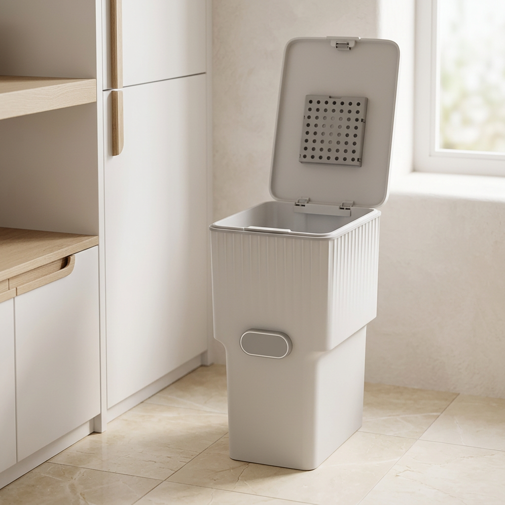 Cat Litter Waste Disposal Bin with Sealed Lid