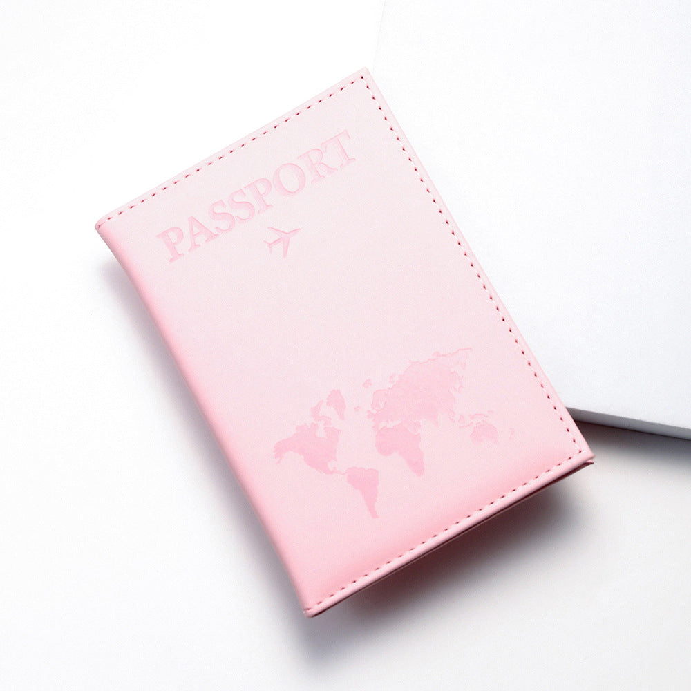 Geometric Print PU Leather Passport Cover, 12 Colors