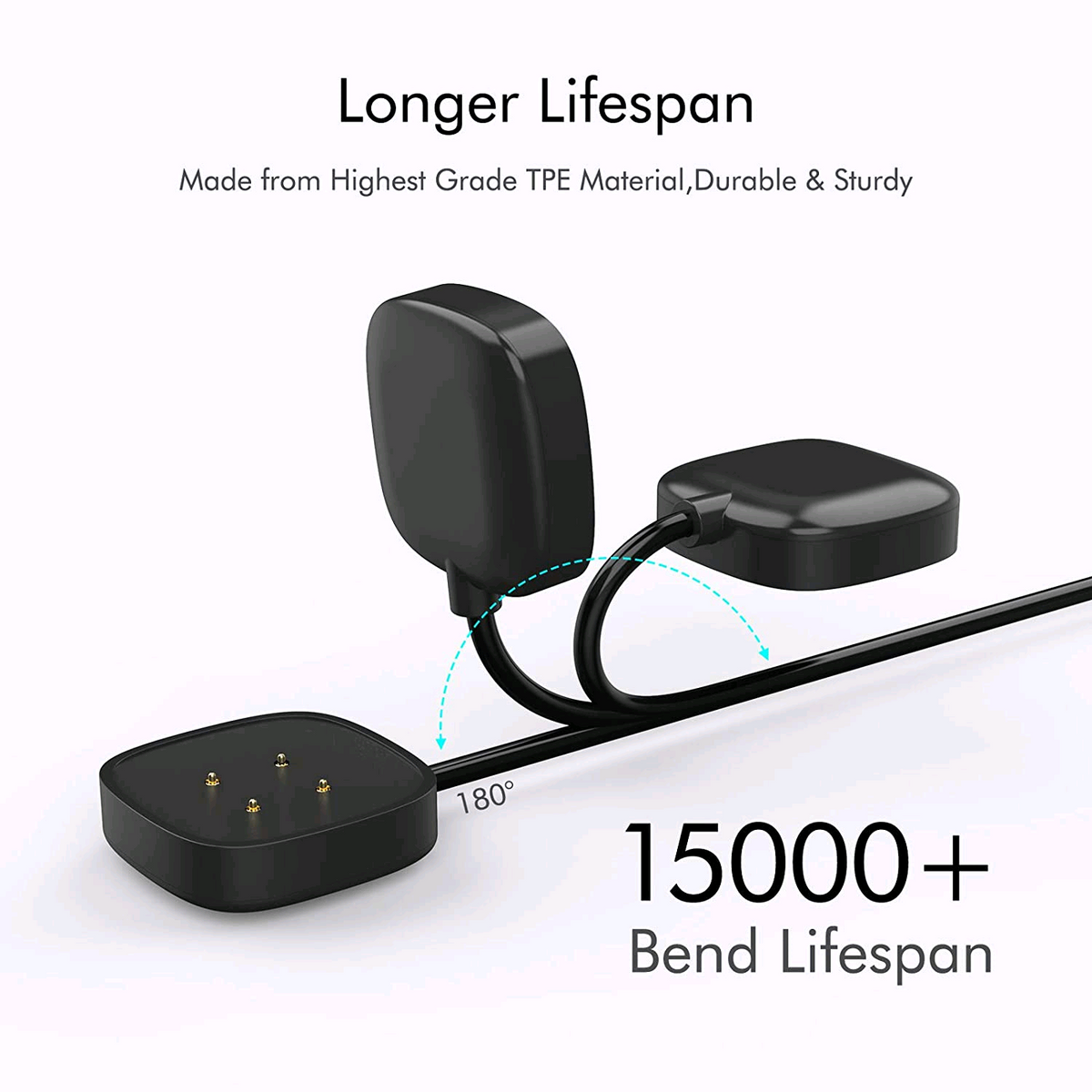 Wireless Watch Charging Cable Dock, TPE and TPU