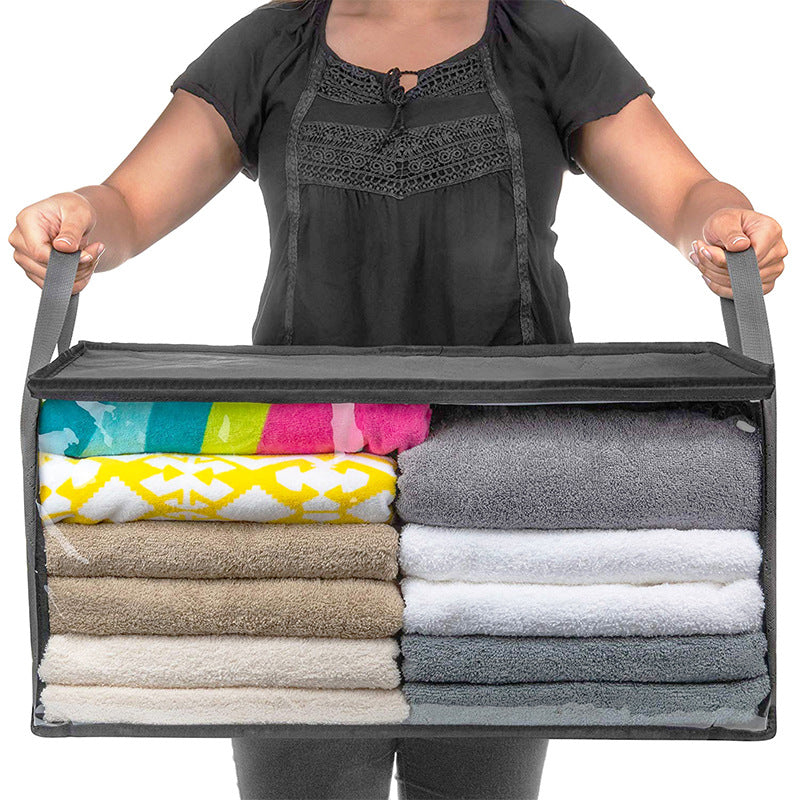 Large Non-Woven Quilt Storage Cube, 58 x 31 x 30 cm