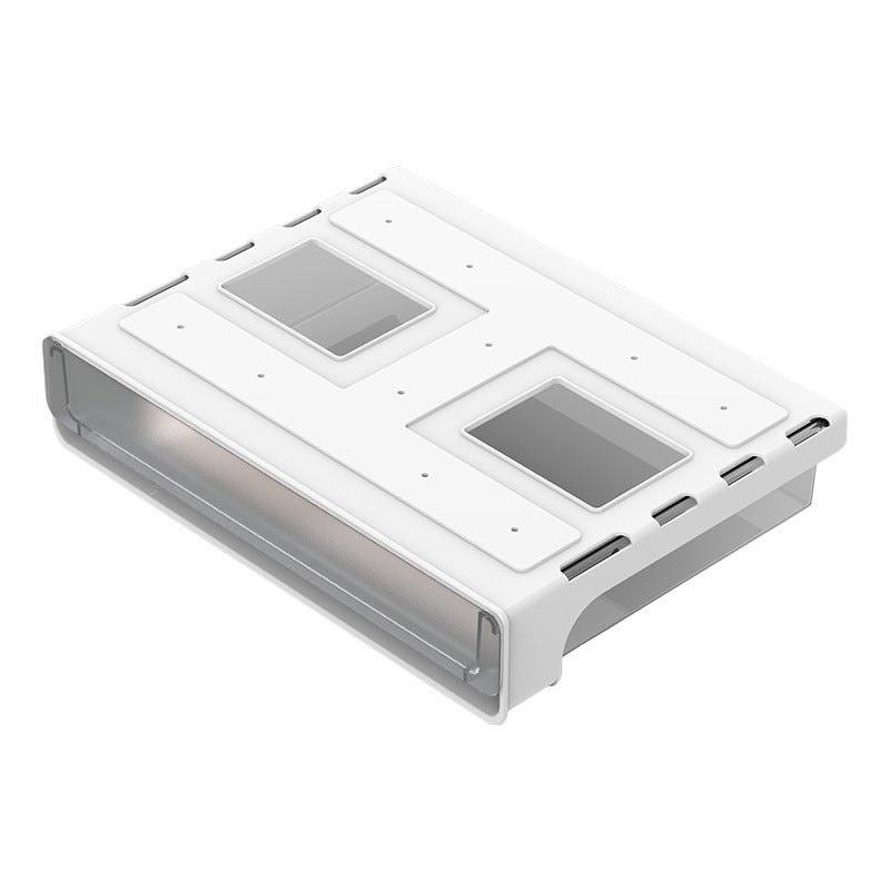 Under-Desk Hidden Drawer Storage Box, Adhesive Mount, S/M/L