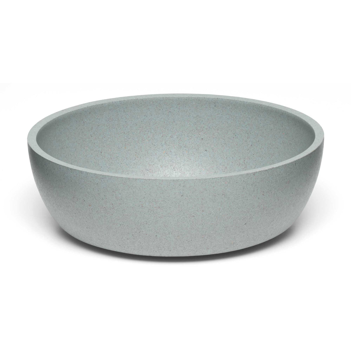 Large Bamboo Fiber Dog Bowl, Dishwasher Safe, Slate Grey