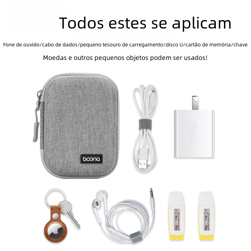 EVA Tech Organizer Case for Earphones, Chargers and USB Drives