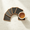 Acacia Wood Coasters Top