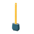 Retro Silicone Toilet Brush and Matching Holder Set