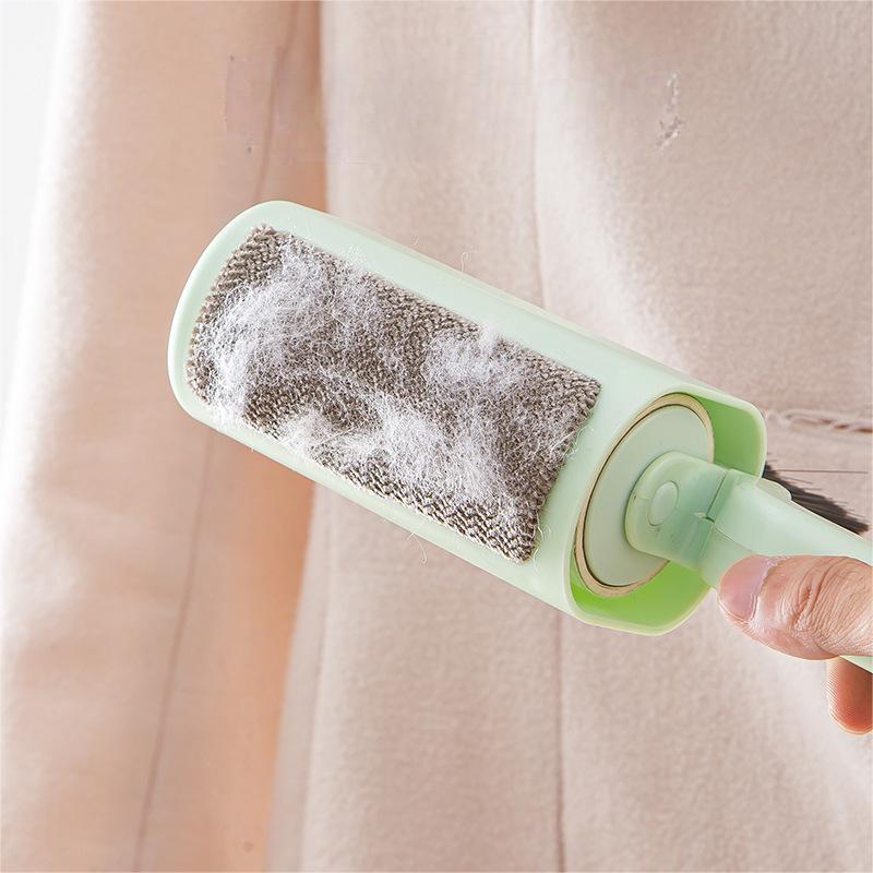 Reusable Rubber Bristle Lint and Pet Hair Brush