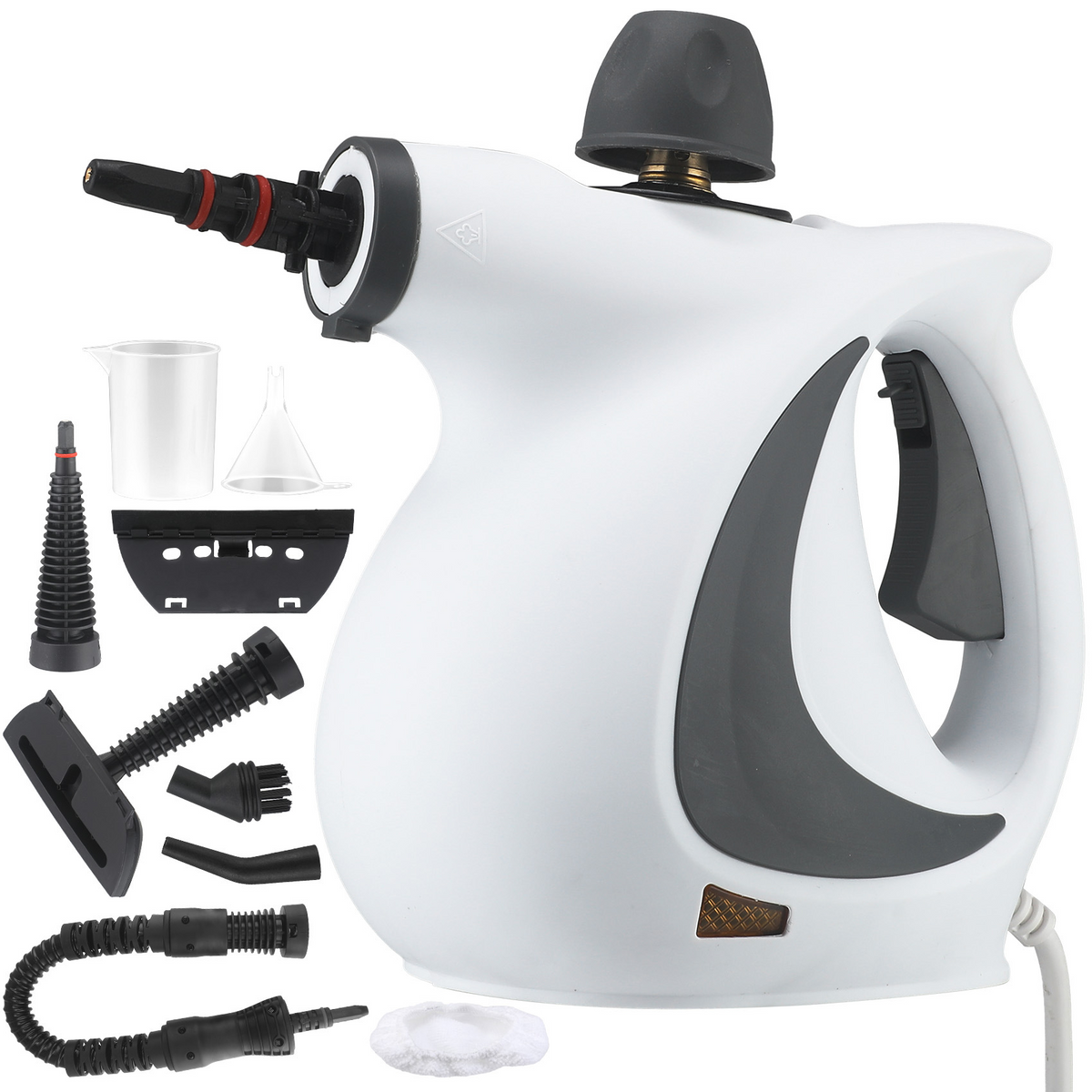 Handheld Multi-Purpose Steam Cleaner with Interchangeable Heads