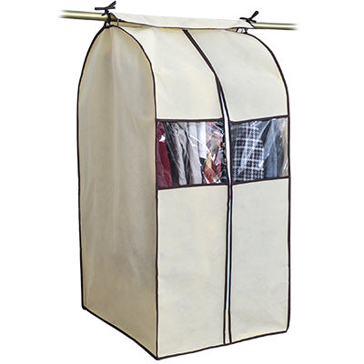 Breathable Hanging Garment Cover for Coats and Suits, 2 Lengths