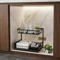 Metal Under-Sink Organizer for Kitchen and Bath, Black
