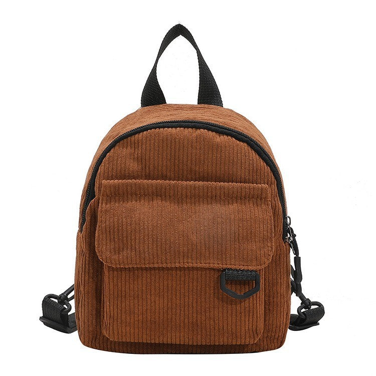 Striped Nylon Tote Backpack for Women, 6 Colors