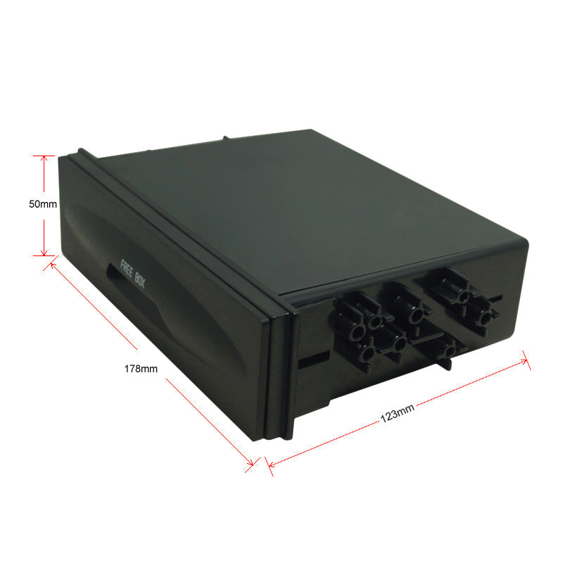 Car Dashboard Drawer Storage Box, Black