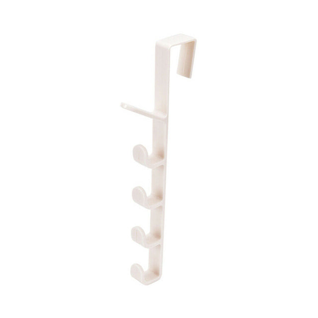 5-Hook Wall Rack for Coats, Hats and Bags