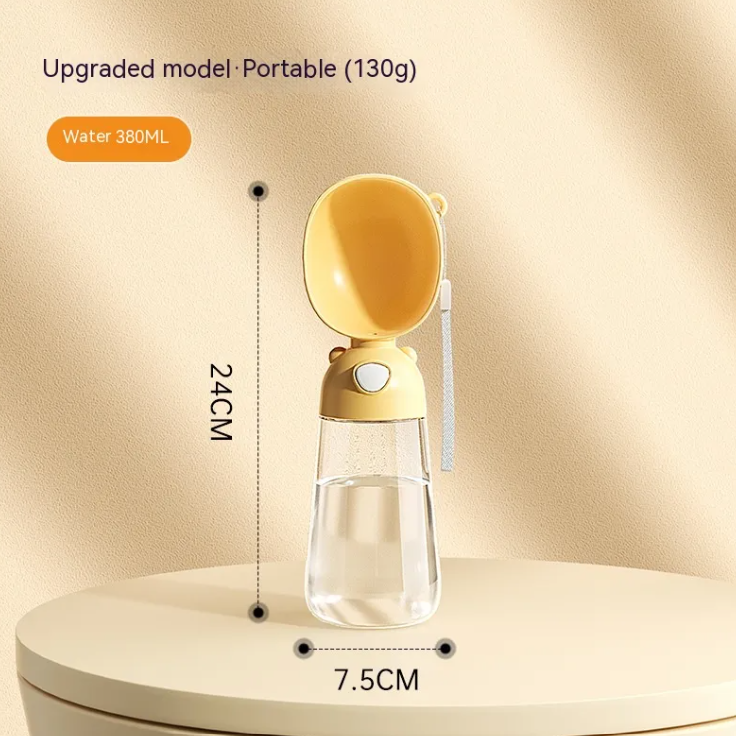 Portable Dog Water Feeding Bottle for Travel and Hiking