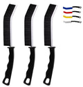 Crevice and Grout Cleaning Brush Set for Tight Spaces, 3-Pack