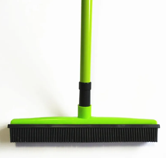 Pet Hair Removal Broom with Rubber Bristles