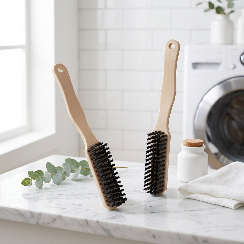 Extra-Soft Shoe and Laundry Cleaning Brushes, 2-Pack