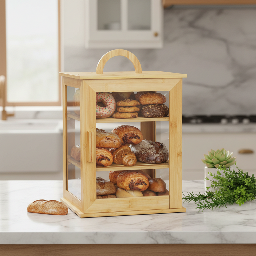 Bamboo Bread Box