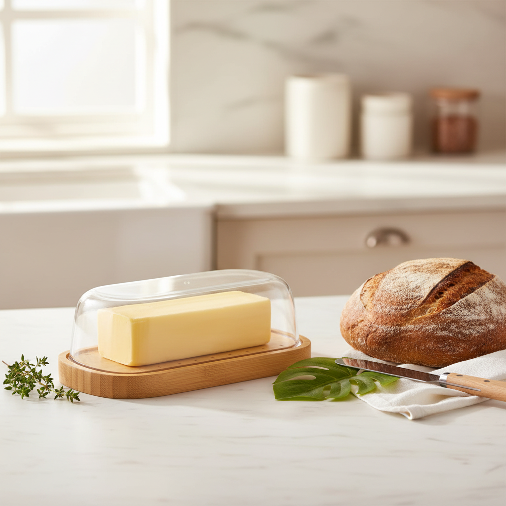 Bamboo Butter Dish