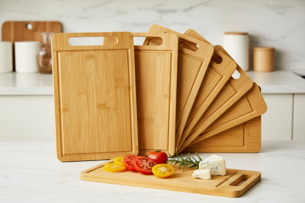 Bamboo Cutting Boards 10-Pack