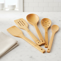 Bamboo Cooking and Serving Spatula Set, 5 Pieces