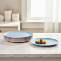 Bamboo Fiber Plates for Kids and Adults, 8 in, Set of 6