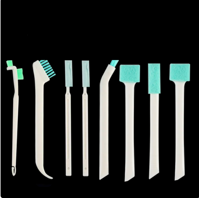 Long Narrow Bottle and Glass Tube Cleaning Brush Kit