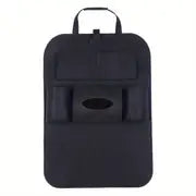 Lightweight Felt Rear Seat Car Organizer, Gray or Black