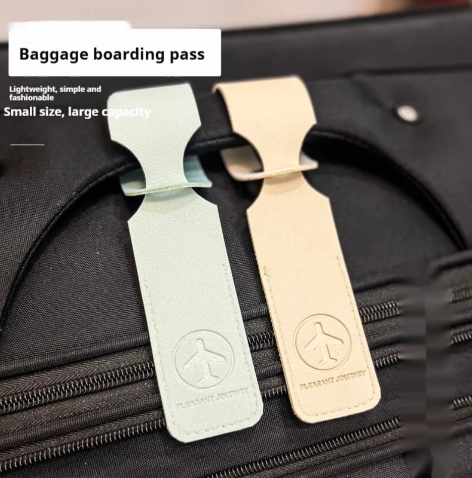 Ultra-Light Luggage Tag with Privacy Cover, Embossed or Blank