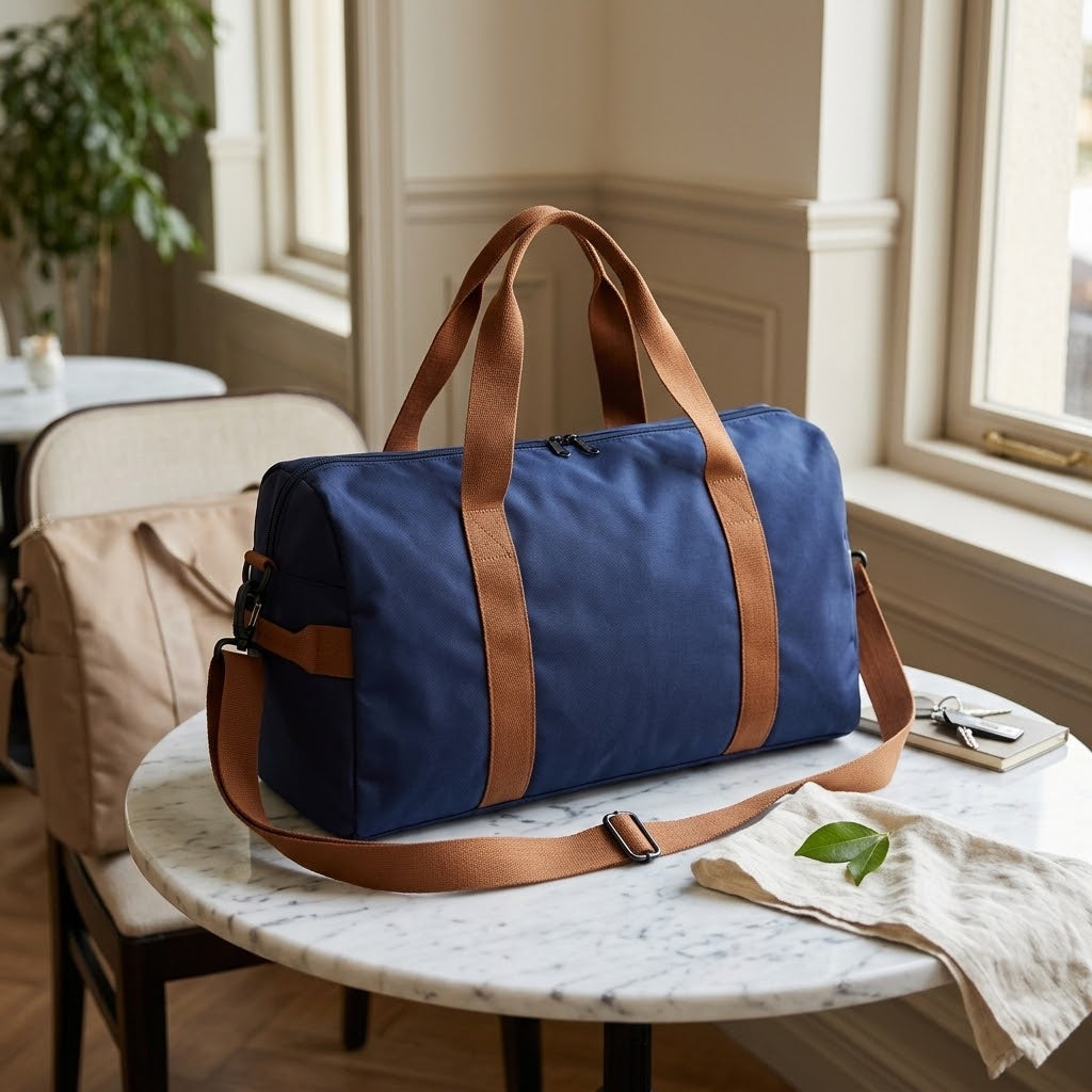 Oxford Cloth Gym and Overnight Bag, 20 to 35L