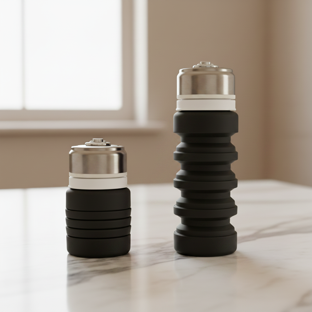 Black — Collapsed + Expanded