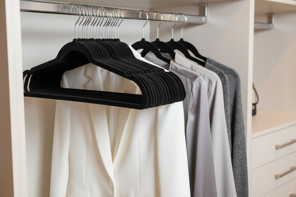 Black Velvet Hangers – EVERVESTA Luxury