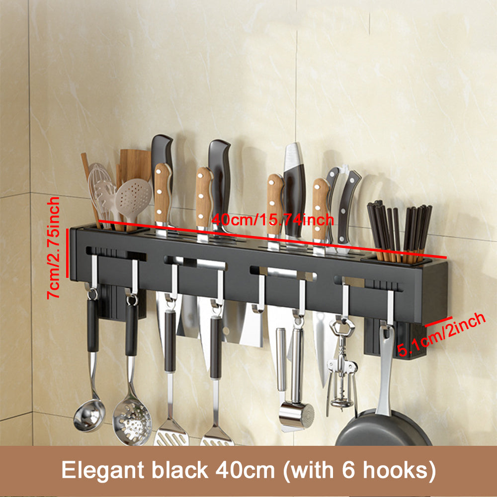 Stainless Steel Cutlery Drying Rack, Black or Silver