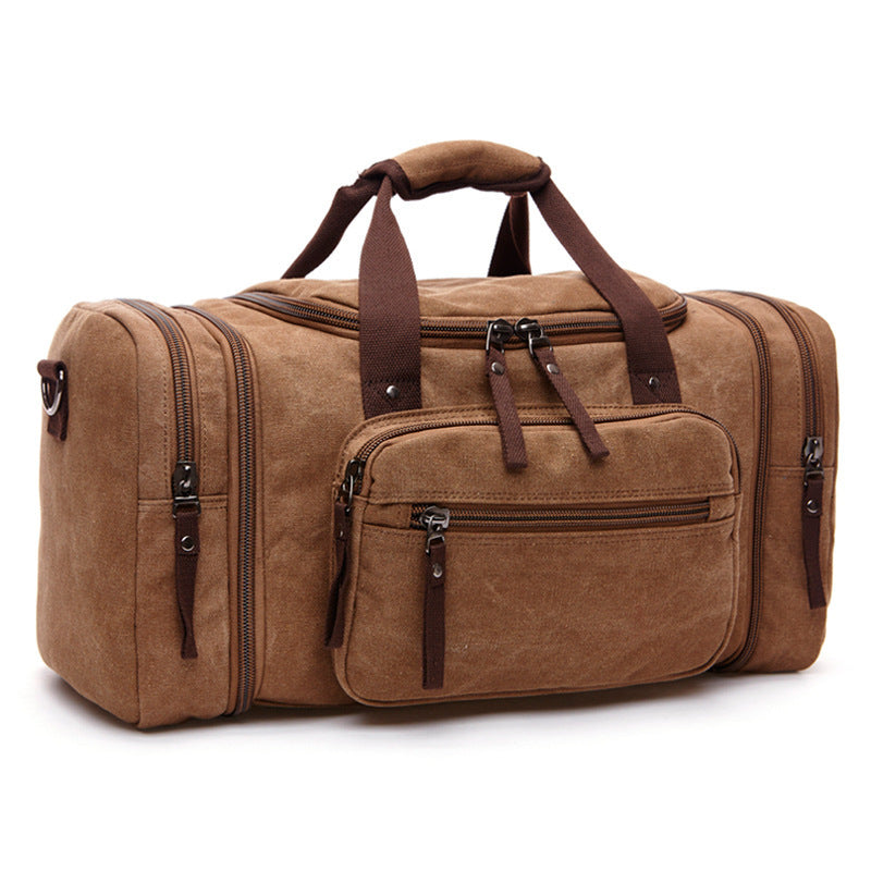 Expandable Canvas Travel Duffel Bag, 36 to 55L